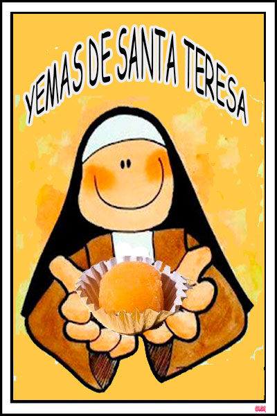 YEMAS DE SANTA QUE SABEN A GLORIA