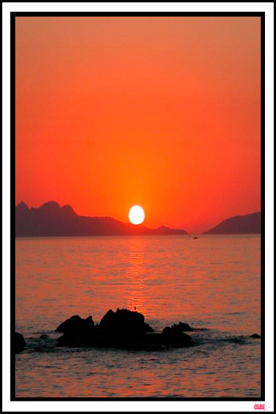 PUESTA DE SOL EN LAS ISLAS CÍES