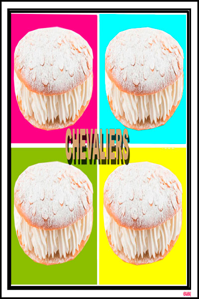 Chevalier de Burgos con nata y almendras